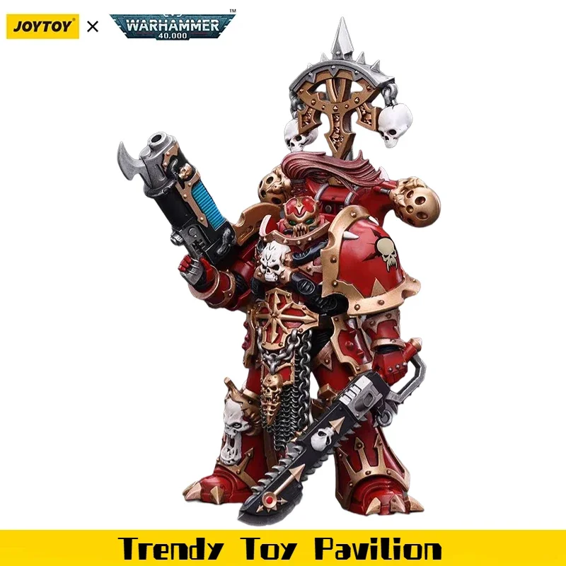 

【JOYTOY】Warhammer 40K Chaos Space Marines Crimson Slaughter Brother Karvult1/18 Action Figure Toys