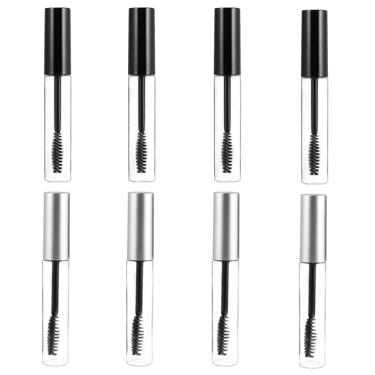

8 Pcs Portable Container Mascara Bottle Eyelash Growth Liquid Pack Refillable Bottles Empty