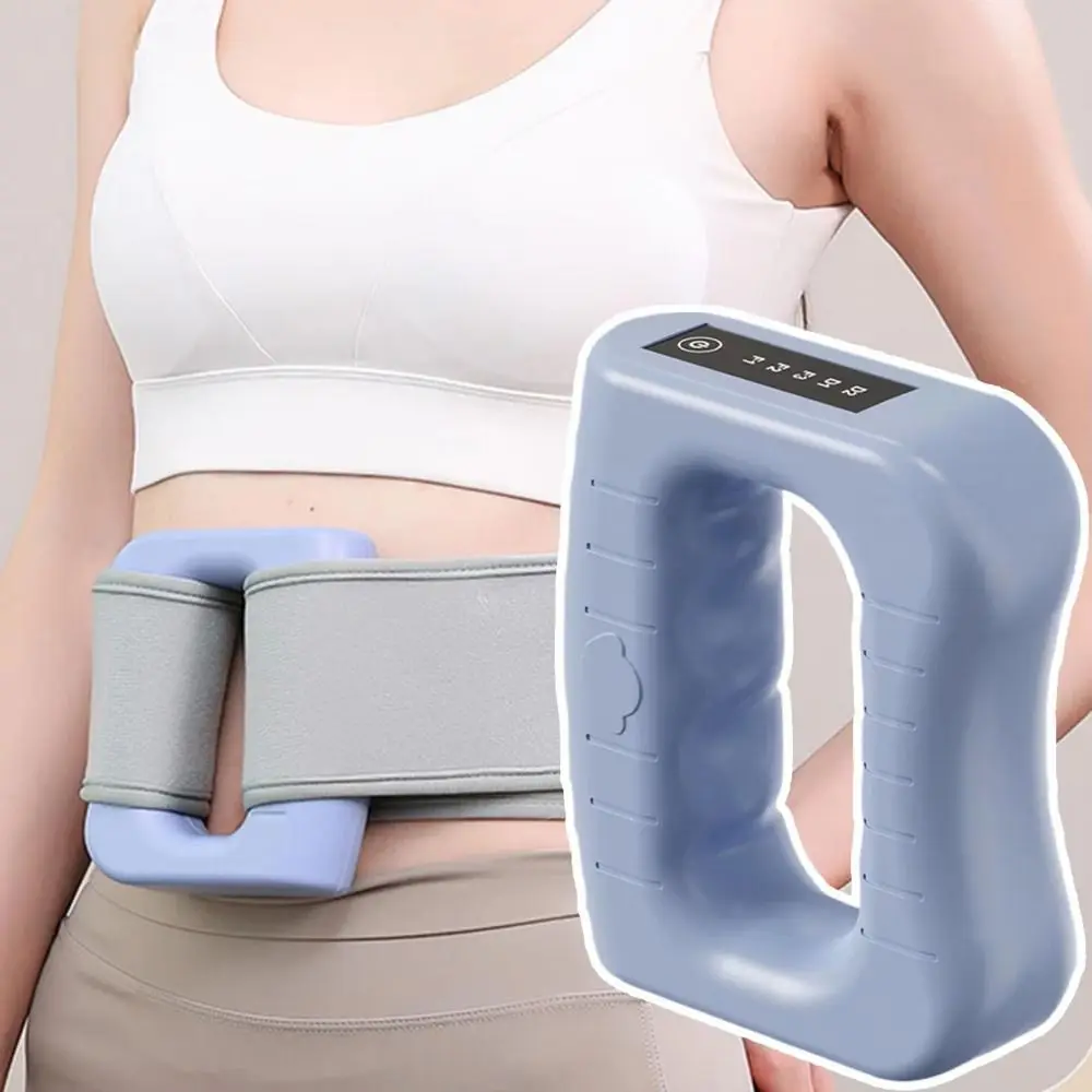 

Portable Electric Fascia Massage Ring 5 Vibration Modes Ergonomic Muscle Handheld Massager USB Charging with Belt