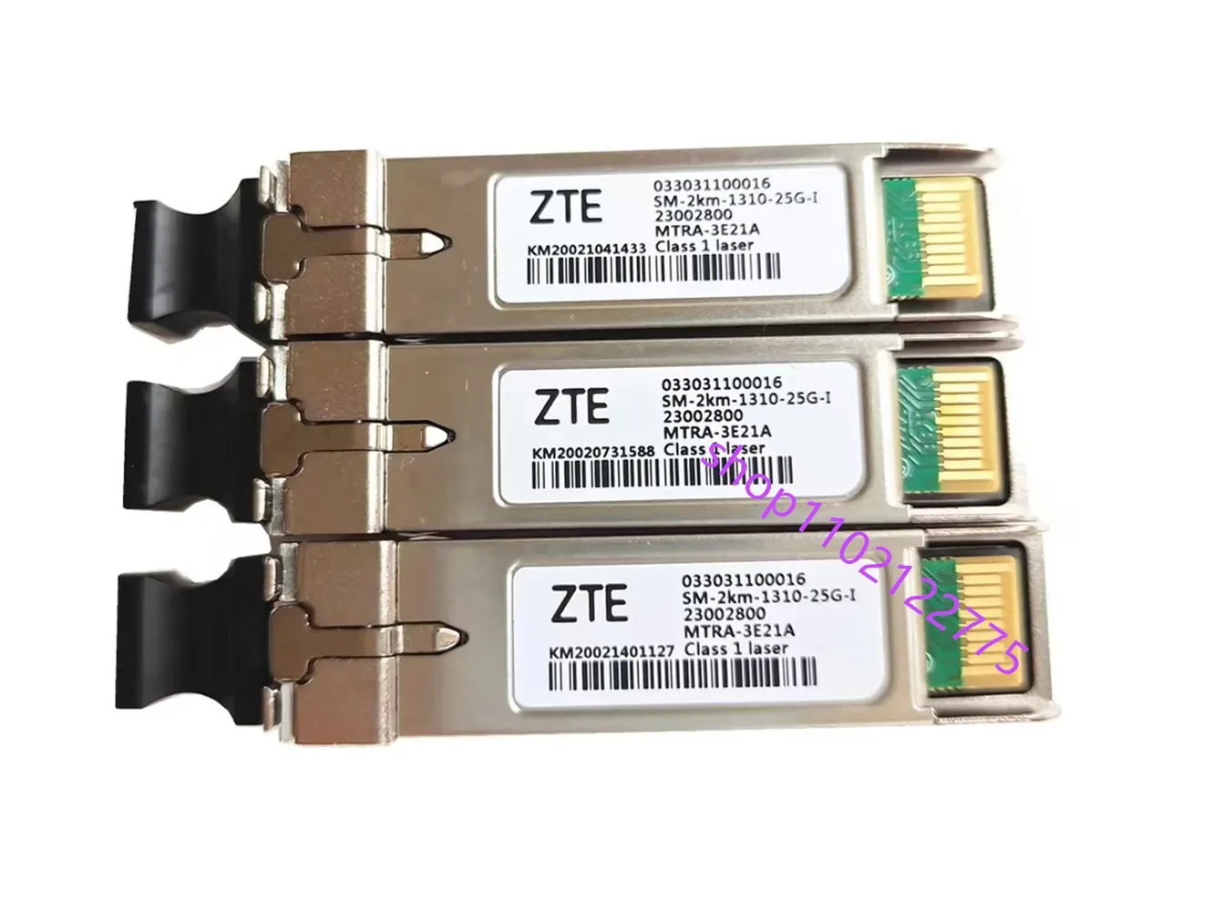 

ZTE SM-2km-1310-25G-I MTRA-3E21A QSFP28 033031100016 1310nm Single-Mode LC QSFP Fiber Optical Module Transceiver Original