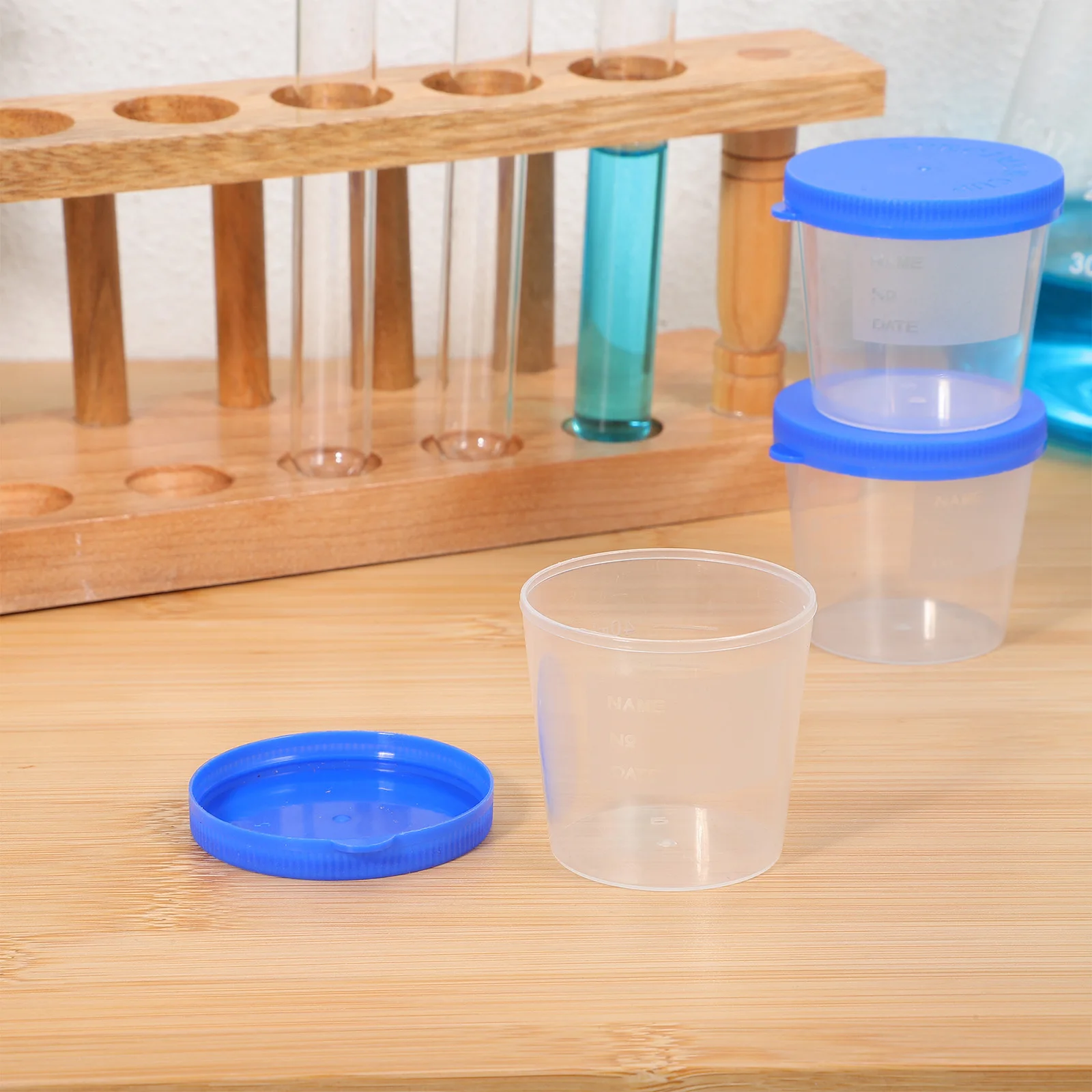 Sterile 40ML Disposable Specimen Cups 30pcs Sputum Sample Containers for Pregnancy Urine PH Testing Collection Cup Random