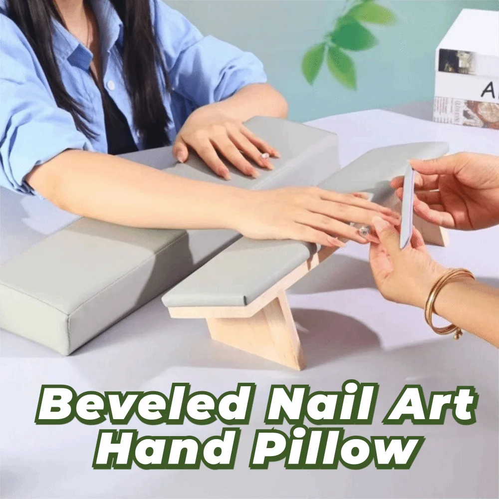

Tilt Design Beveled Hand Pillow Space-saving Hand Support Nail Arm Rest Cushion Arm Rest Soft Nail Art Stand Nail Accessories