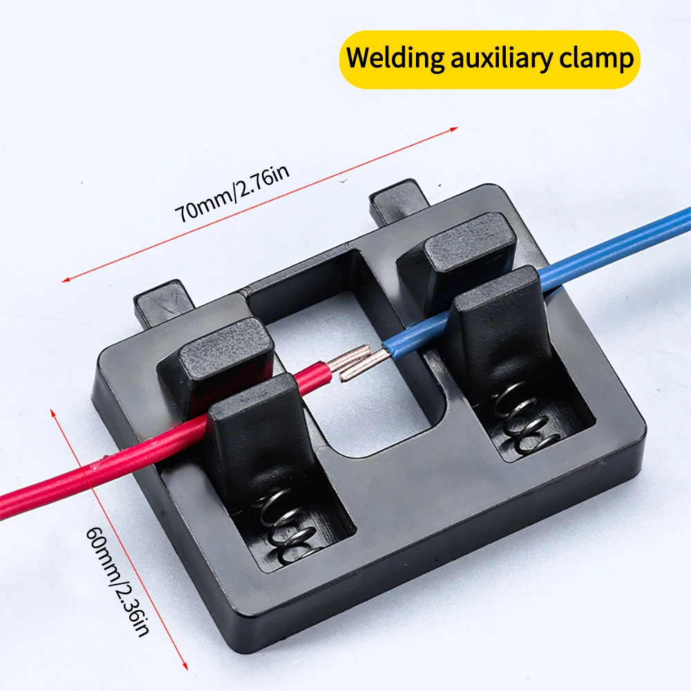 NUOVO supporto per saldatura a filo elettrico morsetto per cavo di saldatura regolabile fissaggio da tavolo per filo di saldatura fissatori ausiliari per cablaggio
