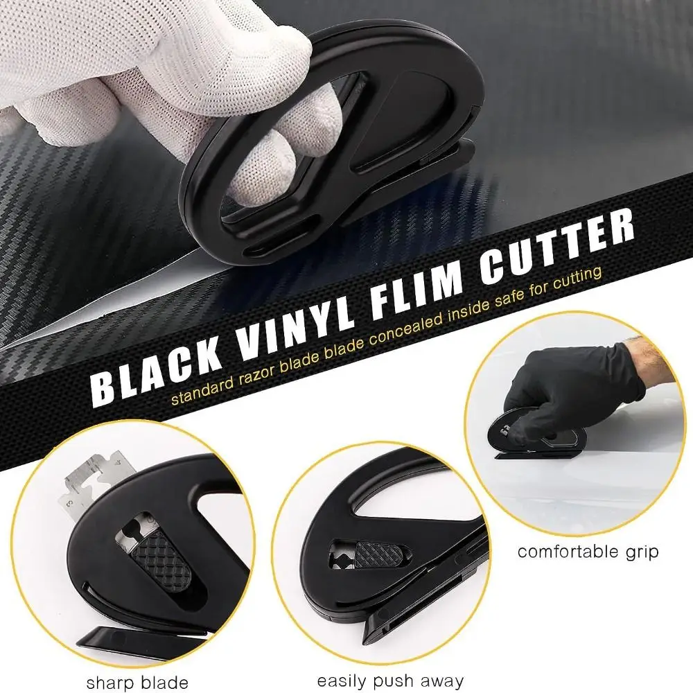 

Vehicles Spatula Car Window Film Tinting Tools Car Accessories Vinyl Scraper Auto Window Tint Film Scraper Felt Edge Squeegee