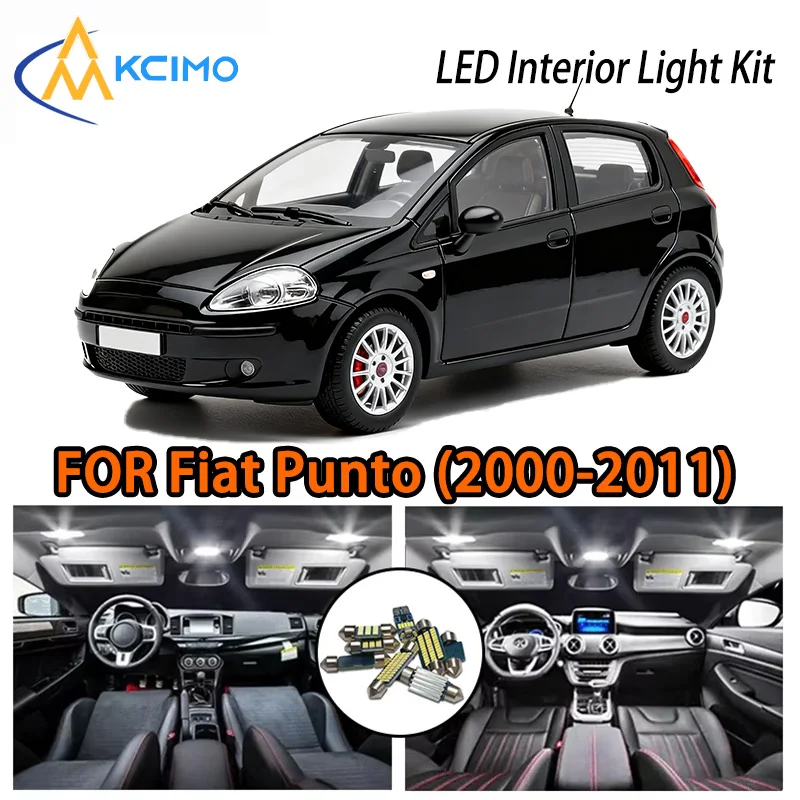 

KCIMO For Fiat Punto 2000-2011 Car LED Lights, Compact Cabin Glow, 2 Colors, Premium Quality, City Drive Fit
