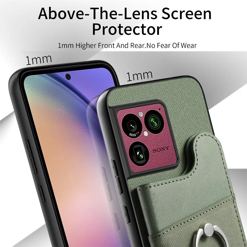 Cover For Sony Xperia 1VIII PU Leather Flip Wallet Card Slot Case For Sony Xperia 1 VIII Magnetic Ring Holder Shockproof Bumper view 4