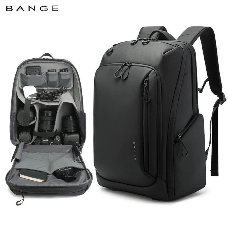 BANGE Nowa Profesjonalna Torba na Aparat Szybki Dostęp Wodoodporny Plecak Fotograficzny z Przegrodą na Laptopa 15,6 cala