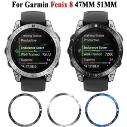 Fenix8 Metal Bezel For Garmin Fenix 8 47mm 51mm Watch Accessories Bumper Cover For Garmin Fenix8 Shell Frame Protective Case