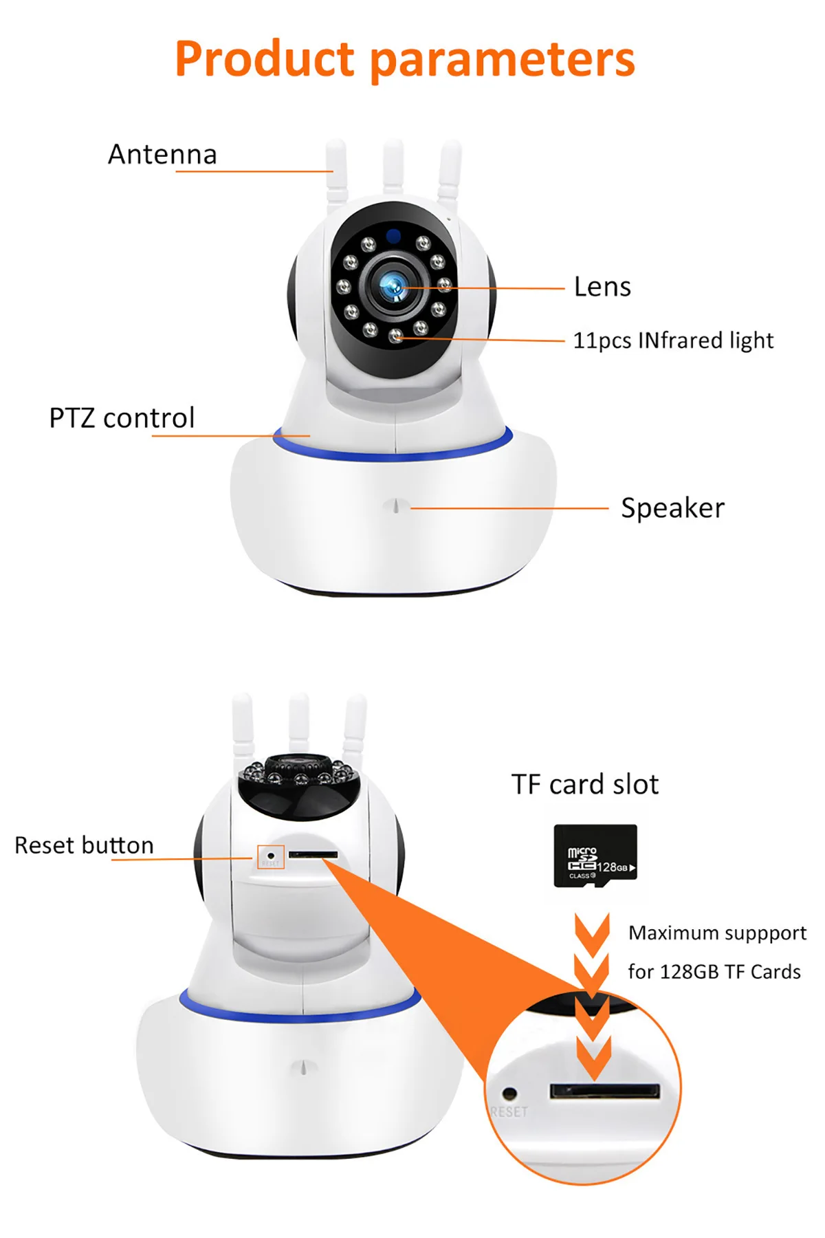 2MP 1080P Yoosee/V380/Carecam APP  Wireless PTZ IP Dome Camera  AI Humanoid Motion Detection Home Security  Baby Monitor