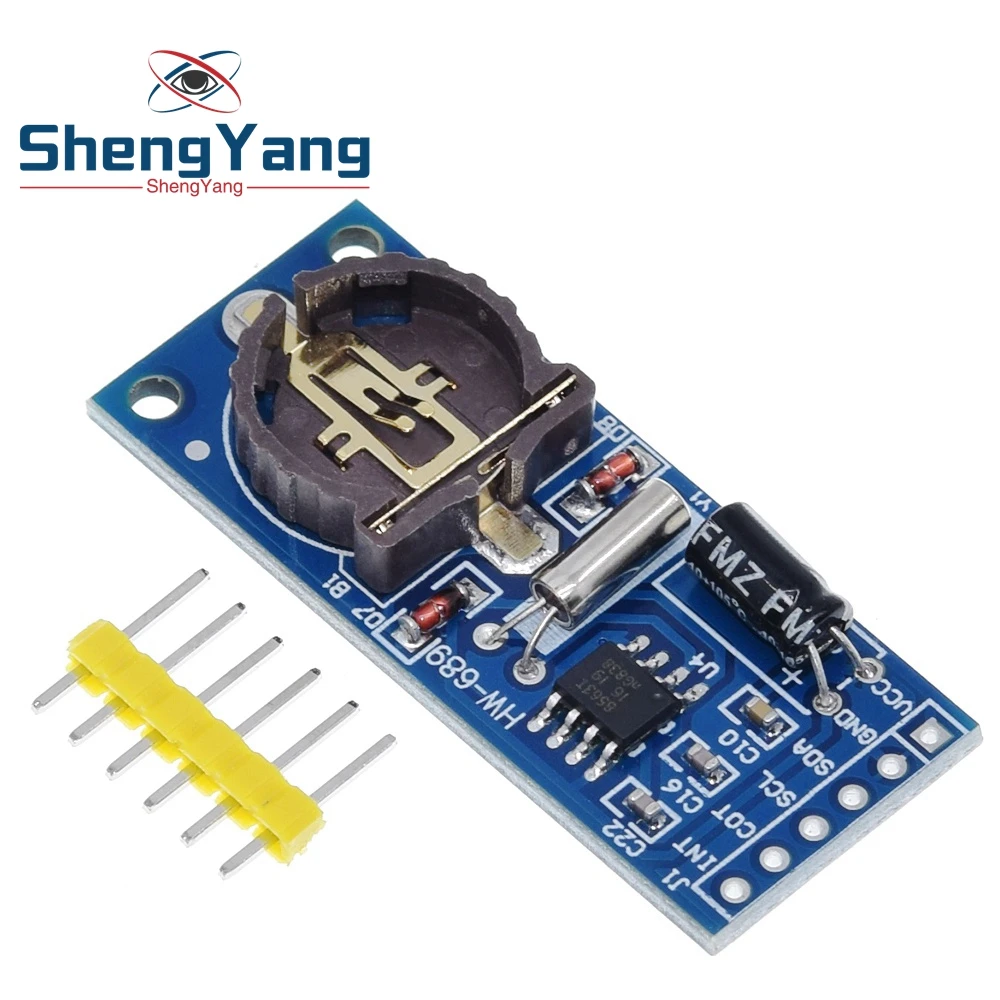 TZT PCF8563 RTC Board PCF8563 Real Time Clock Module I2C Interface 3.3V for Arduino