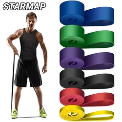 1/5Pcs Tpe Elastic Band Resistance Strength Training Sports Fitness Latex Pull-Up Ension Thick Circle Yoga Multi-Functional Hip