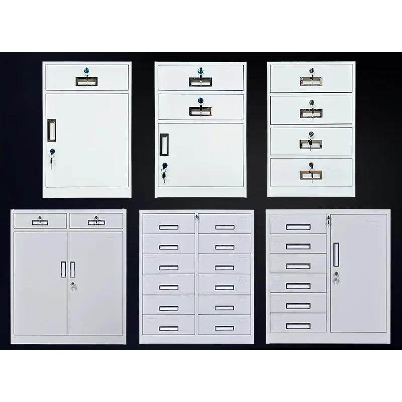 File cabinet with lock drawer under table activity cabinet three draw data office cabinet