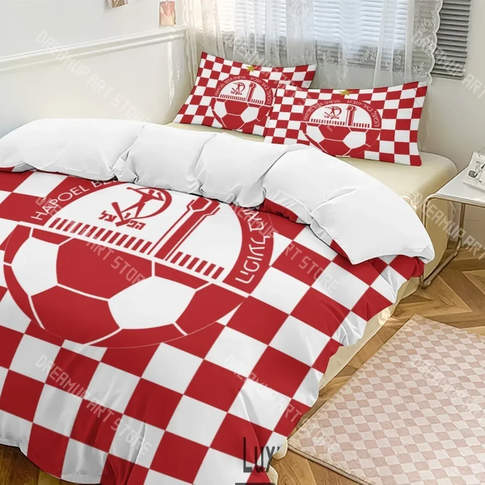 3D Print Hapoel Beer Sheva Bedding Set Twin Queen King Full Size Duvet Cover Pillowcase Bed boys girls Adult Home Textiles view 3