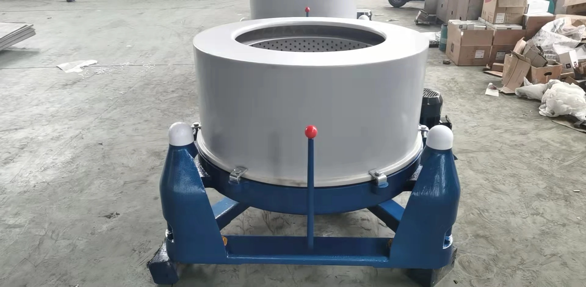 Electric Industrial 30KG Plastic Lined Centrifugal Dehydrator for Separation Solid-Liquid Mixtures Containing Corrosive