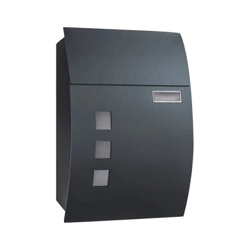Mailbox Villa Mailbox Continental Letter Box Wall Hanging Bar Decoration Props Postbox WF1027