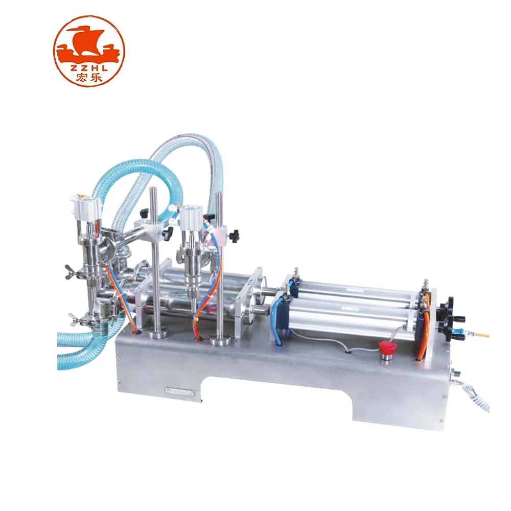 

Semi-automatic 100-1000ml double heads filling machine liquid bottle Glass Bottle Juice Liquid Fill Machine