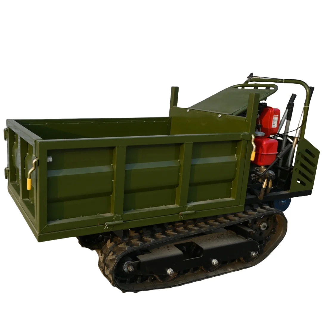 Customized Self Load Track Dumper 1ton 2ton 3ton 4ton Woodland Garden Loader Mini Track Crawler Dumper In Malaysia