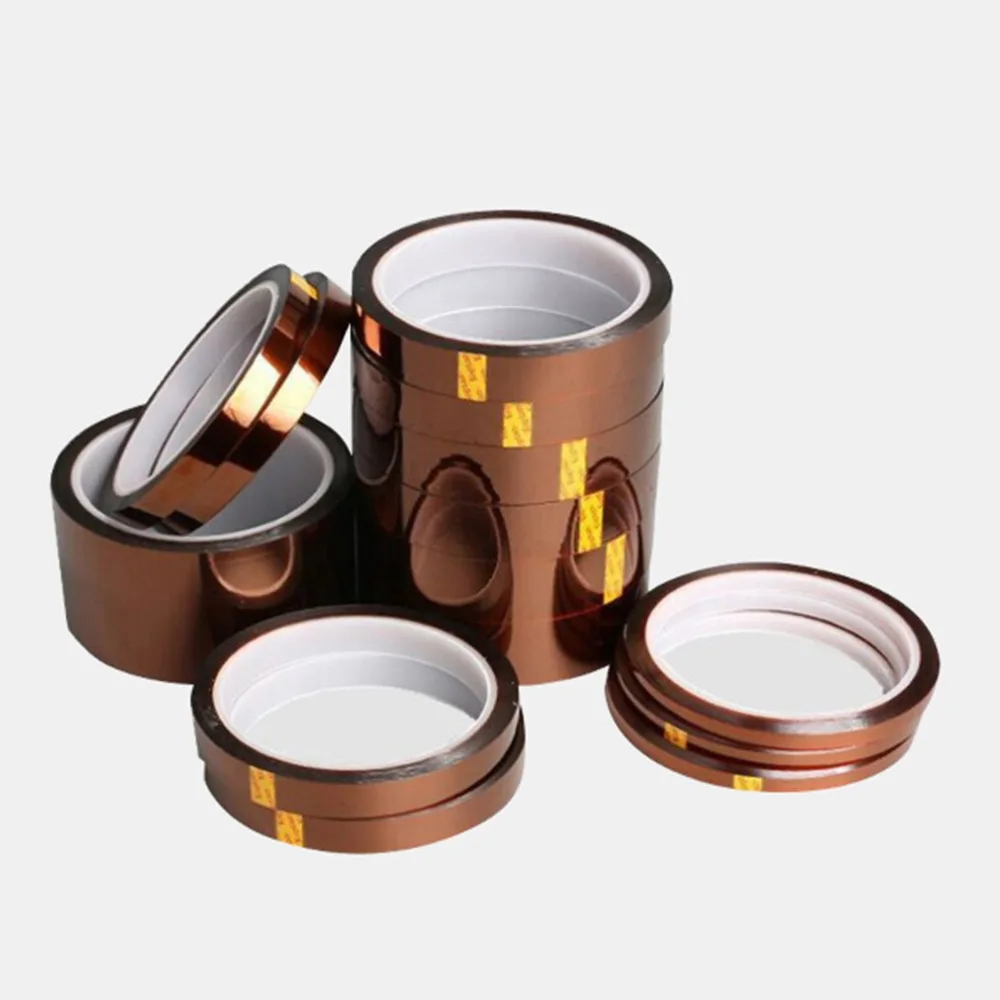 4pcs Strong Adhesive Insulating Thermal Tape Insulating 0.5cm x 33m Sublimation Heat Tape Polyimide Heat Tape Circuit Board
