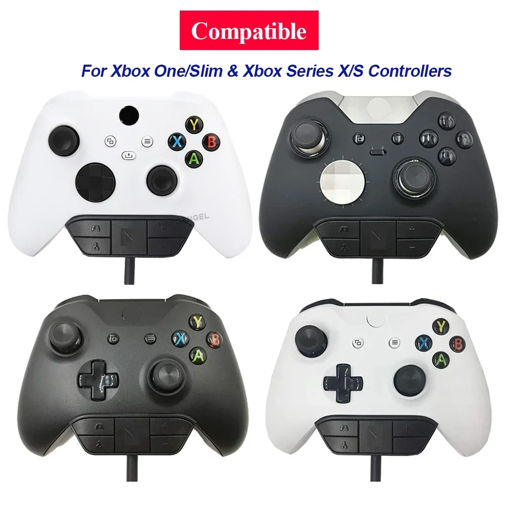 For Xbox ONE Stereo Headset Adapter Audio Mic Headphone Conv