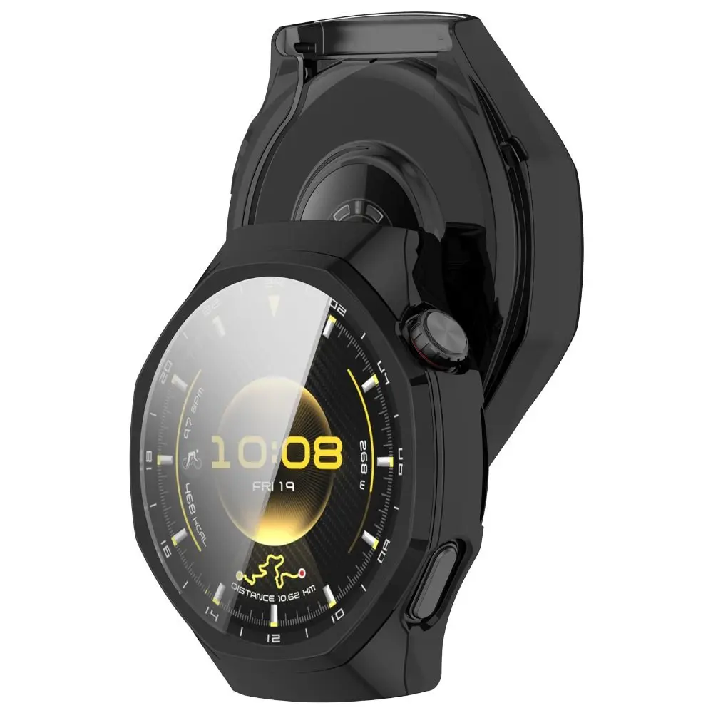 Full Cover Protective Case Anti-scratch TPU Screen Protector Bumper Shockproof Bumper Shell for Huawei Watch GT 6 Pro 46mm