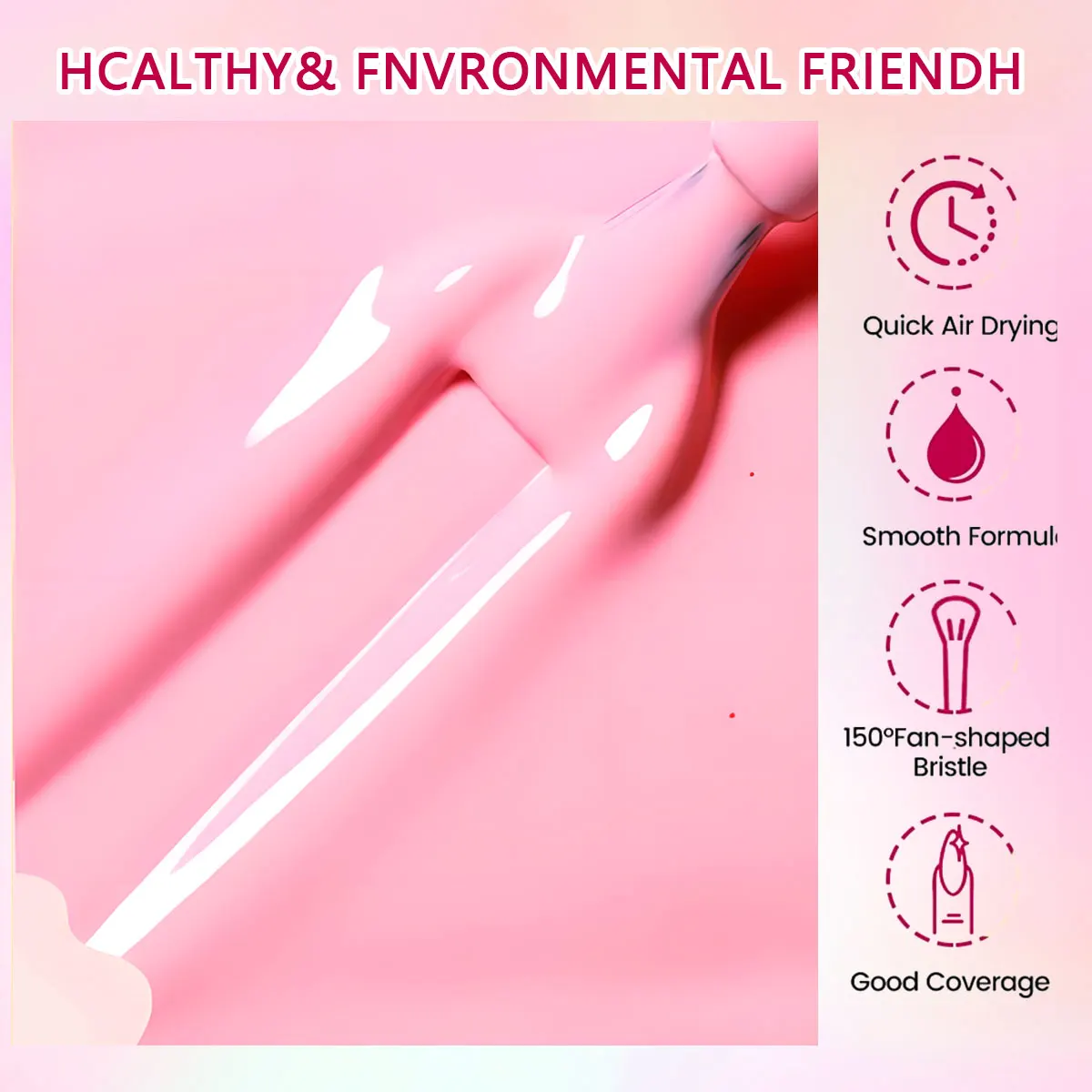 6-color gel nail polish set, removable/LED, suitable for nail salons, DIY at home, gift for ladies, 7 ml - 0.24 fluid ounces