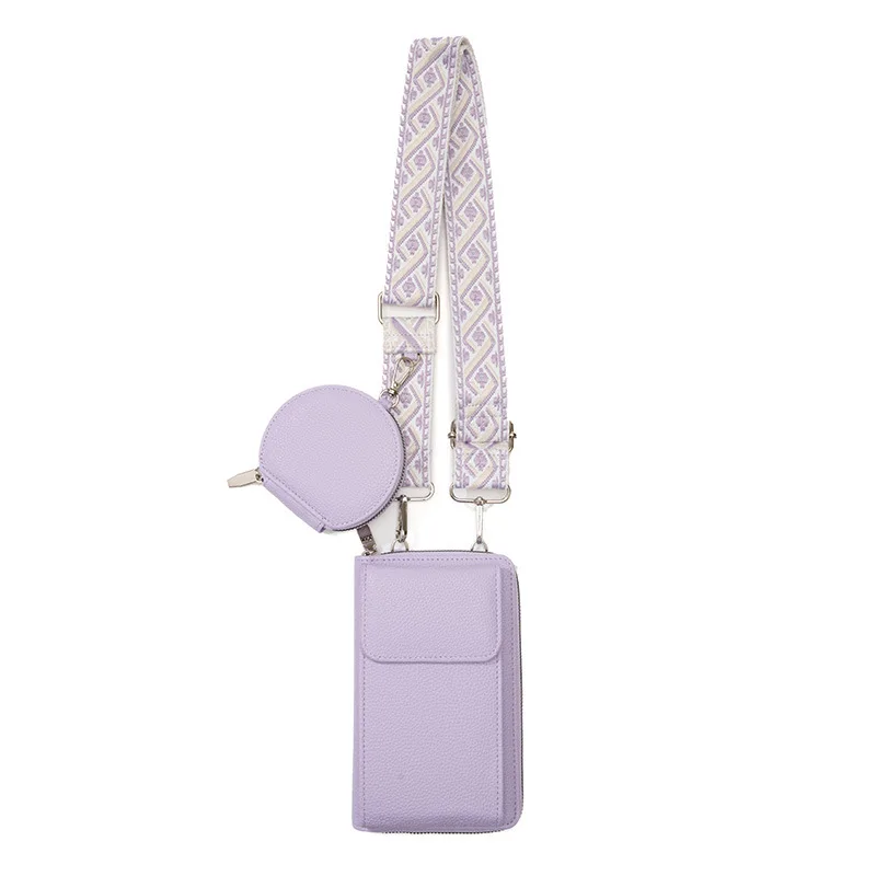 Personalized Minimalist Mini Crossbody Bag for Women, Mobile Phone Change Letter Bag