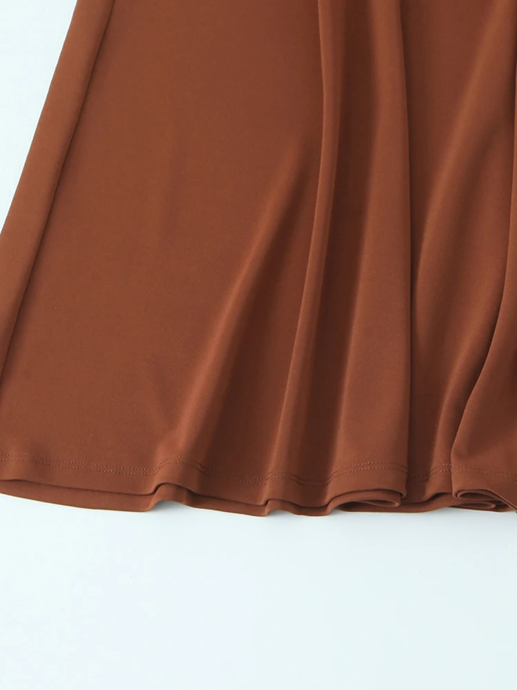 Women Fashion Long Asymmetric Gathered Dress One Shoulder Flowing Female Dresses Vestidos Mujer