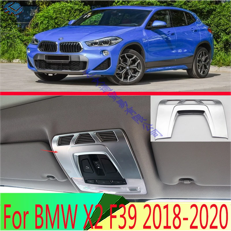

Для BMW X2 F39 2018 2019 2020 автомобильное украшение Внутреннее освещение лампы для чтения накладка