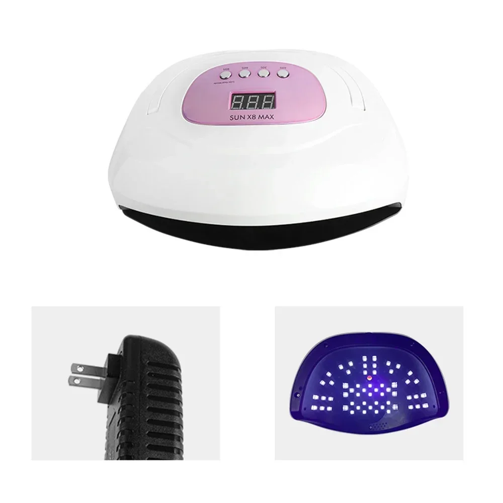 300 Watt Professional UV Nail Polish Drying Lamp, Fast Curing Gel Nail Polish Lamp, Drying Tool for Fingernails and Toenails