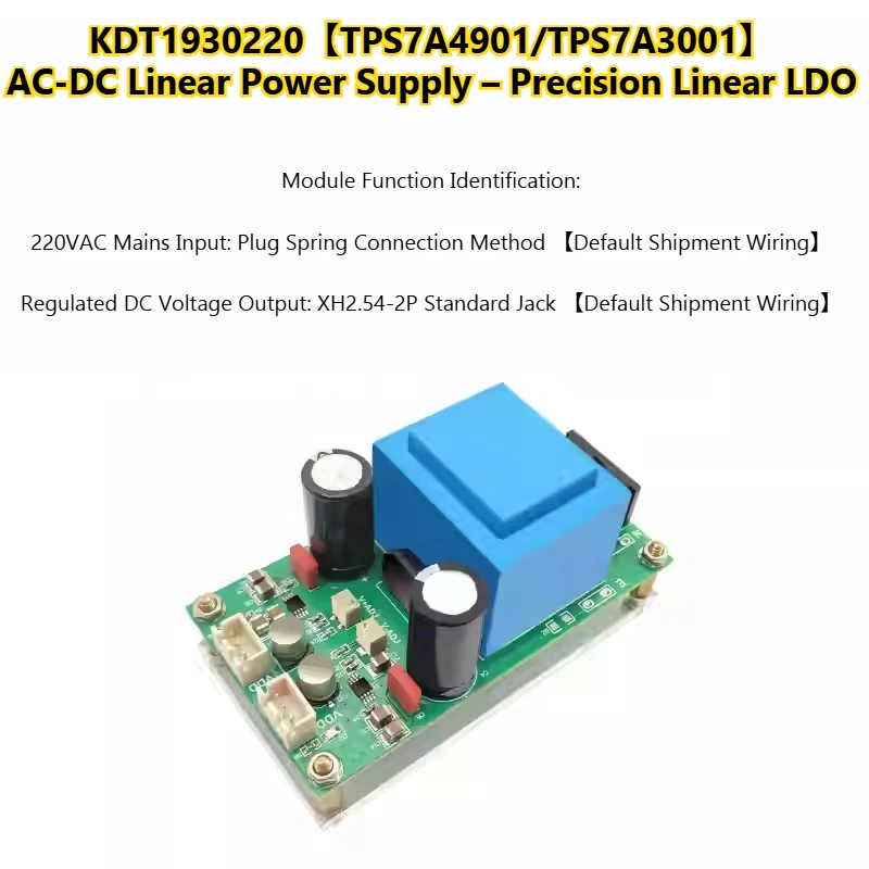 TPS7A4901/3001 Linear Power Supply Module 1mV Ultra-low Ripple ACDC Power Supply for Precision Amplifier KDT1930220-123