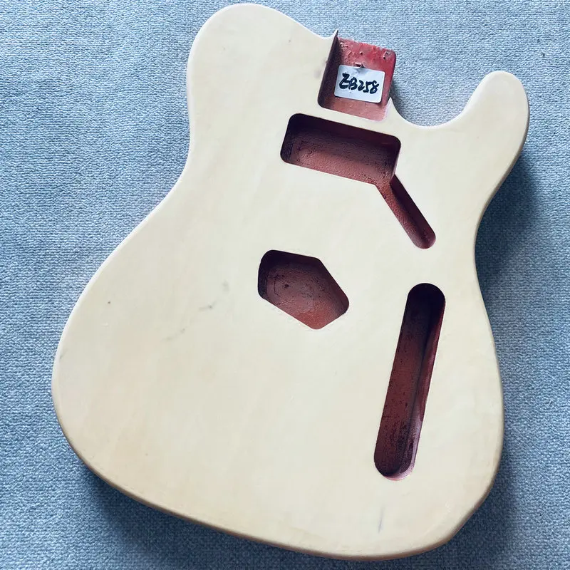 EB258 Custom OEM Order Unfinished Tele Electric Guitar Body in Solid Wood for Replace DIY Guitar Parts with Damages