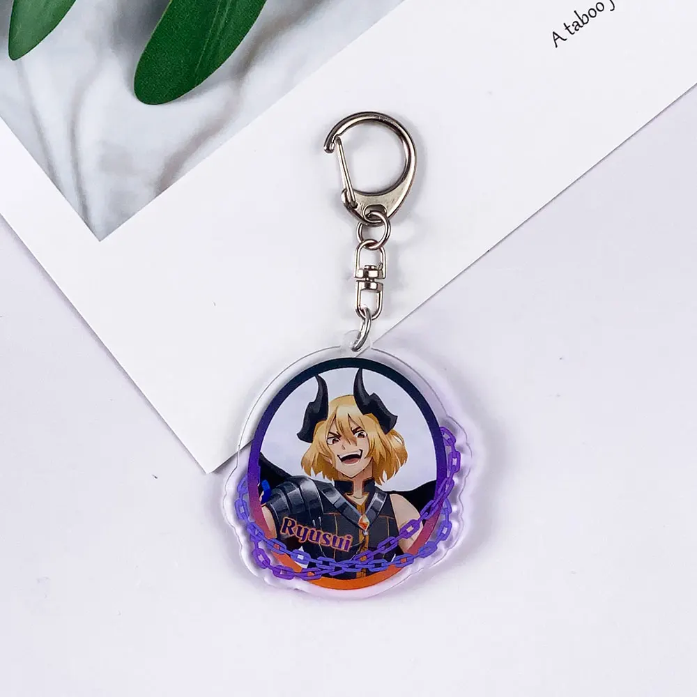شخصيات أنيمي Dr.STONE Lshigami Senkuu لطيف سلسلة مفاتيح مصنوعة من الأكريليك اكسسوارات حقيبة بنقوش كرتونية حقيبة ظهر ساحرة قلادة هدايا للأصدقاء