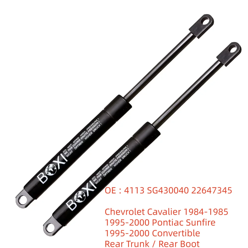 

2 Pcs Trunk Lift Supports For Chevrolet Cavalier 1984-1985 1995 - 2000 Pontiac Sunfire 1995 - 2000 Convertible Gas Springs