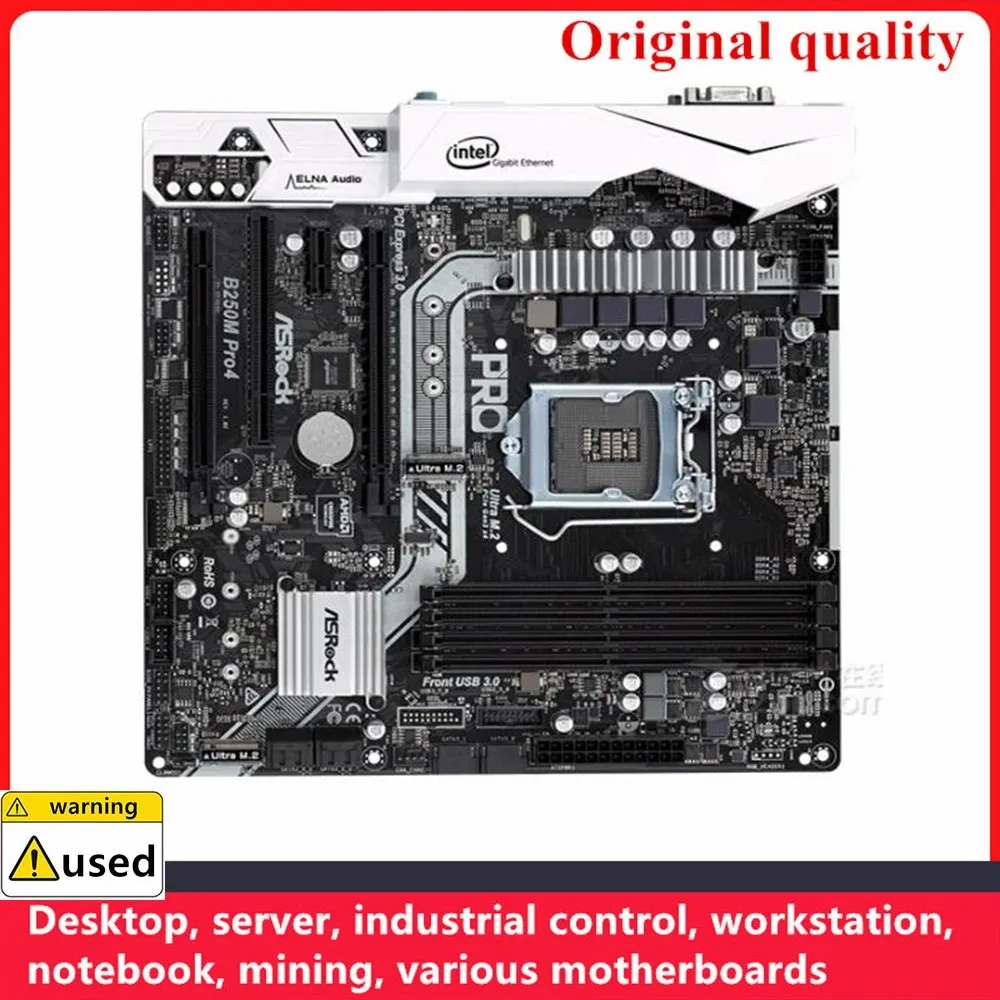 

Used For ASROCK B250M Pro4 Motherboards LGA 1151 DDR4 64GB M-ATX For Intel B250 Desktop Mainboard SATA III USB3.0 M.2 Nvme