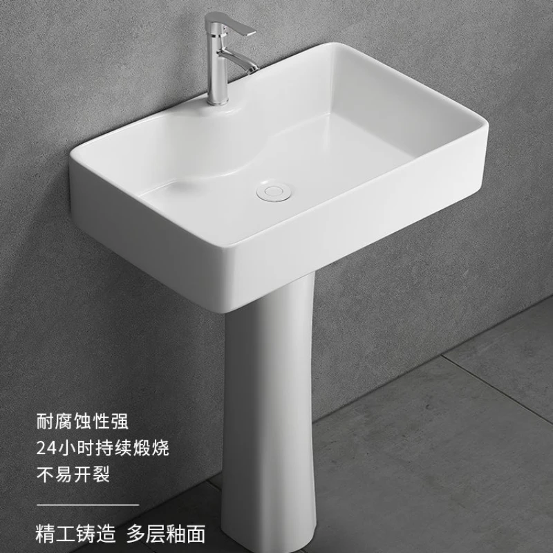 plus-Sized Capacity Column Type Washbasin