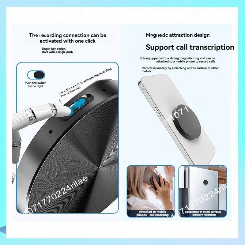 A17Z A6 Voice Recorder With Chatgpt Transcription APP Control Dictaphone APP Controlled Dictaphone