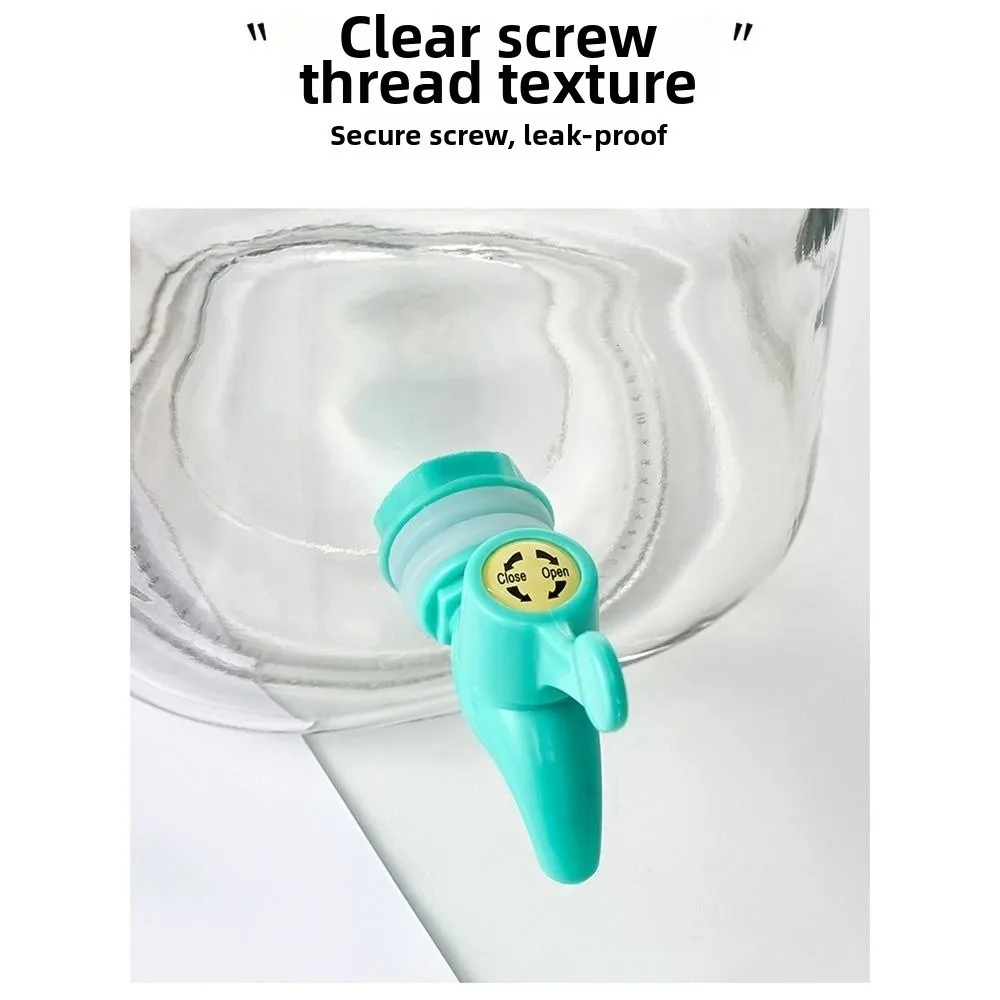 PP Plastic Beverage Dispenser Faucet Leak Resistant Built-In Filter Replacement Dispenser Spigot Silicone Gaskets Filter Faucet