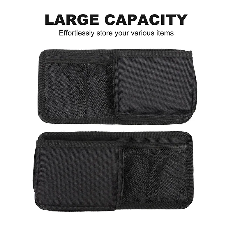 For Toyota Cruiser Prado 2024+ Car Center Console Seat Side Storage Box Organizer Bag Interior Accessories ​Automotive 2PCS