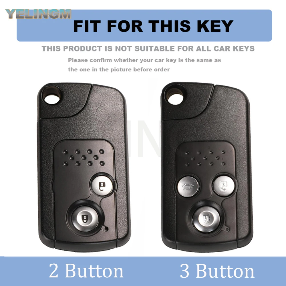 TPU Car Key Shell Holder Fob Case Cover for Honda CRV Fit Shuttle Fried Freed Spike Step WGN RG1 Spada CRZ Keychain Accessories