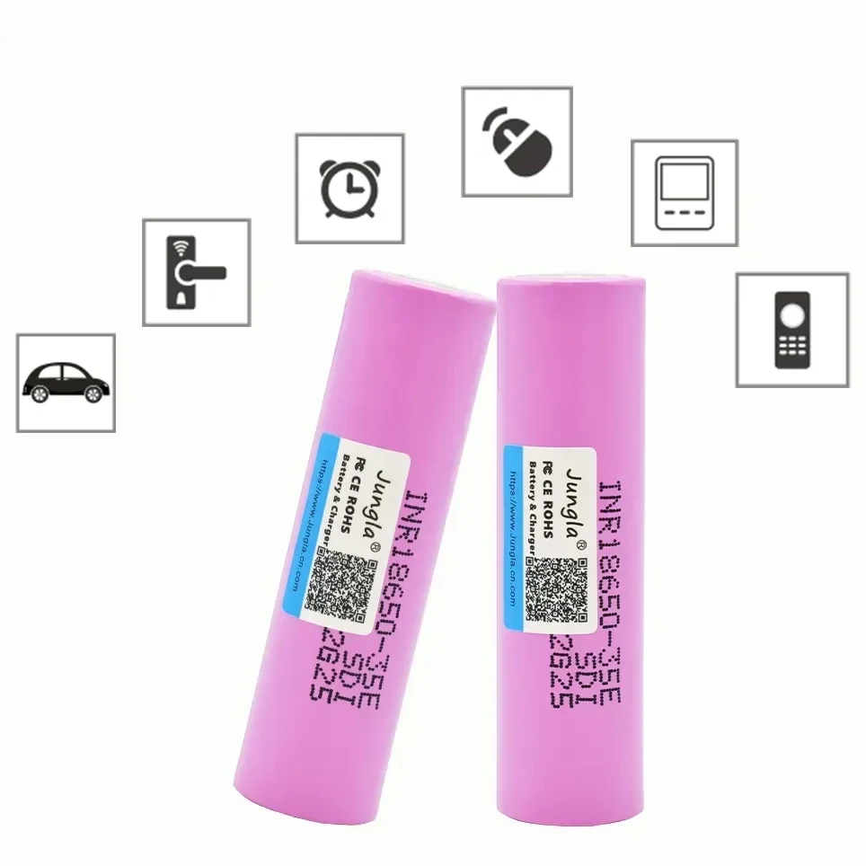 Kostenloser Versand 3500 original für 3500 3,7 mah 25a Entladung inr18650 35e mah Batterie Li-Ion V wiederauf ladbare Batterie