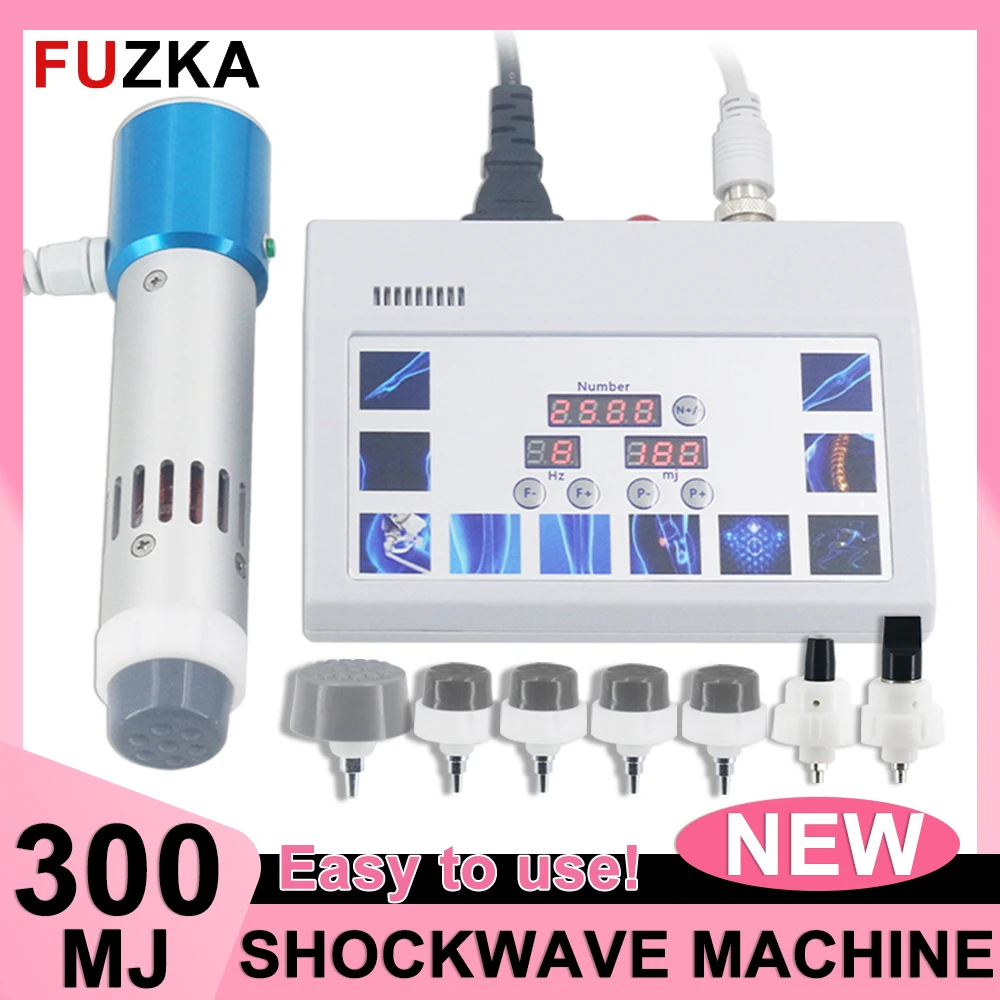 300MJ Shockwave Therapy Machine  For Erectile Dysfunction Effective Shoulder Pain Relief Professional Shock Wave Device Home Use