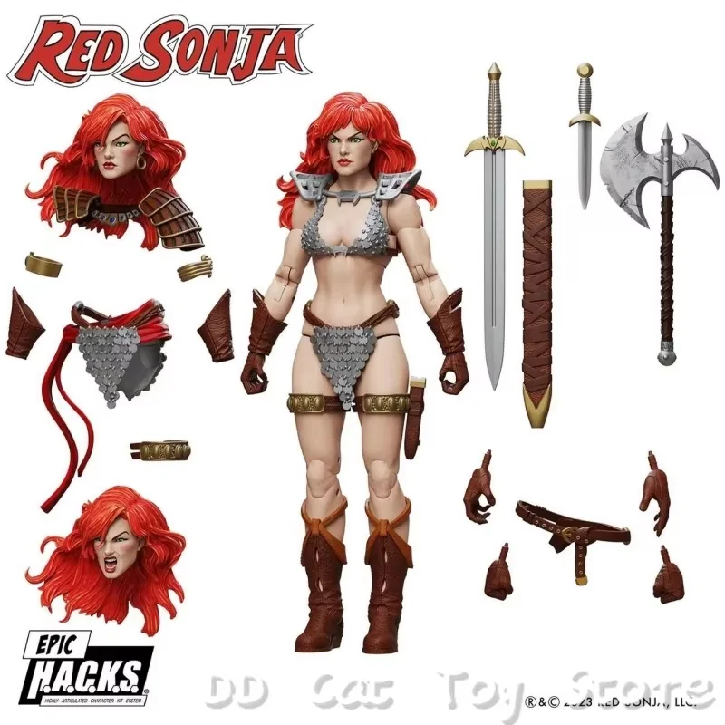 

В наличии Оригинальный BFS Boss Fight Studio 1/12 Red Sonia Epic Luxury Edition 6 дюймов Warrior Полный набор Фигурка Коллекционная игрушка