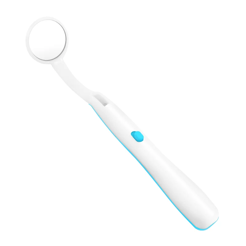 FZFZ 1 Pc lumière LED dents miroir Oral Super lumineux bouche miroir éclairé outil de soin des dents Machine d'hygiène buccale