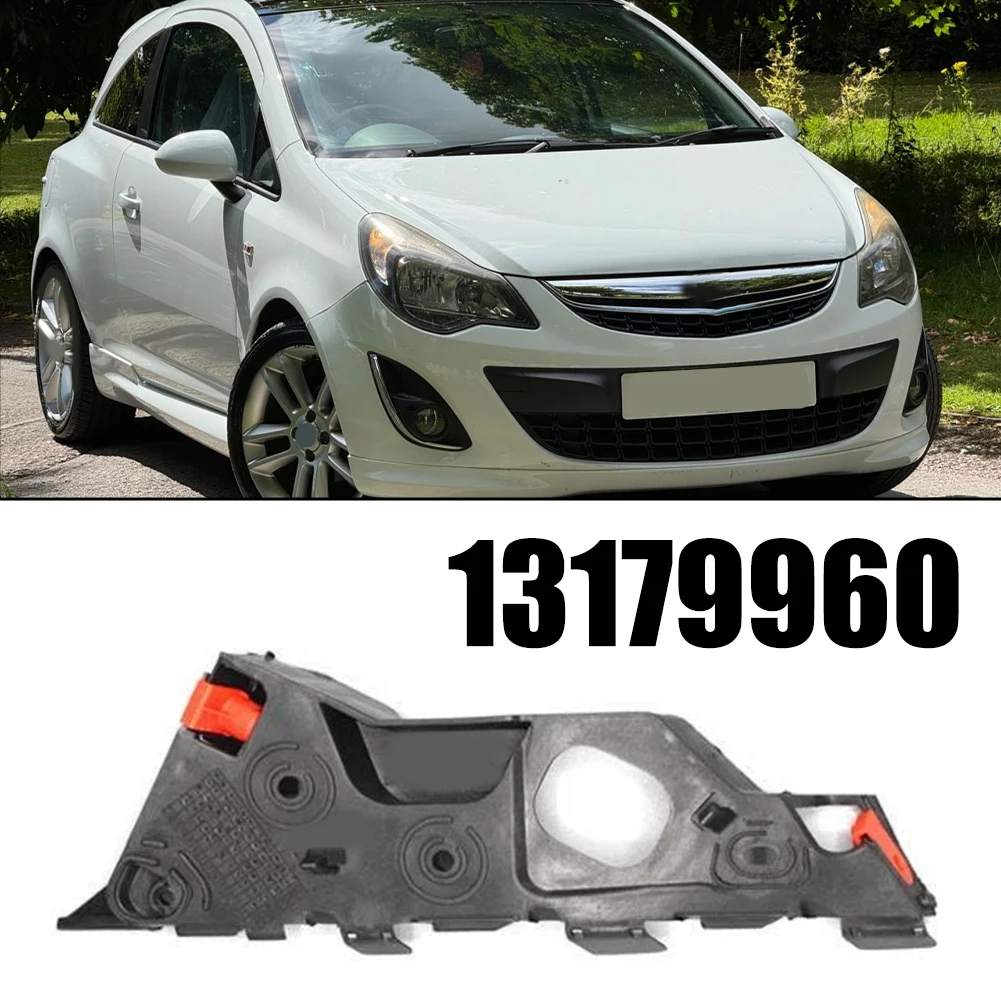 

Для Vauxhall Corsa D 2006 2015, левый кронштейн переднего бампера OEM 13179961, запасная часть из АБС-пластика для сборки переднего бампера