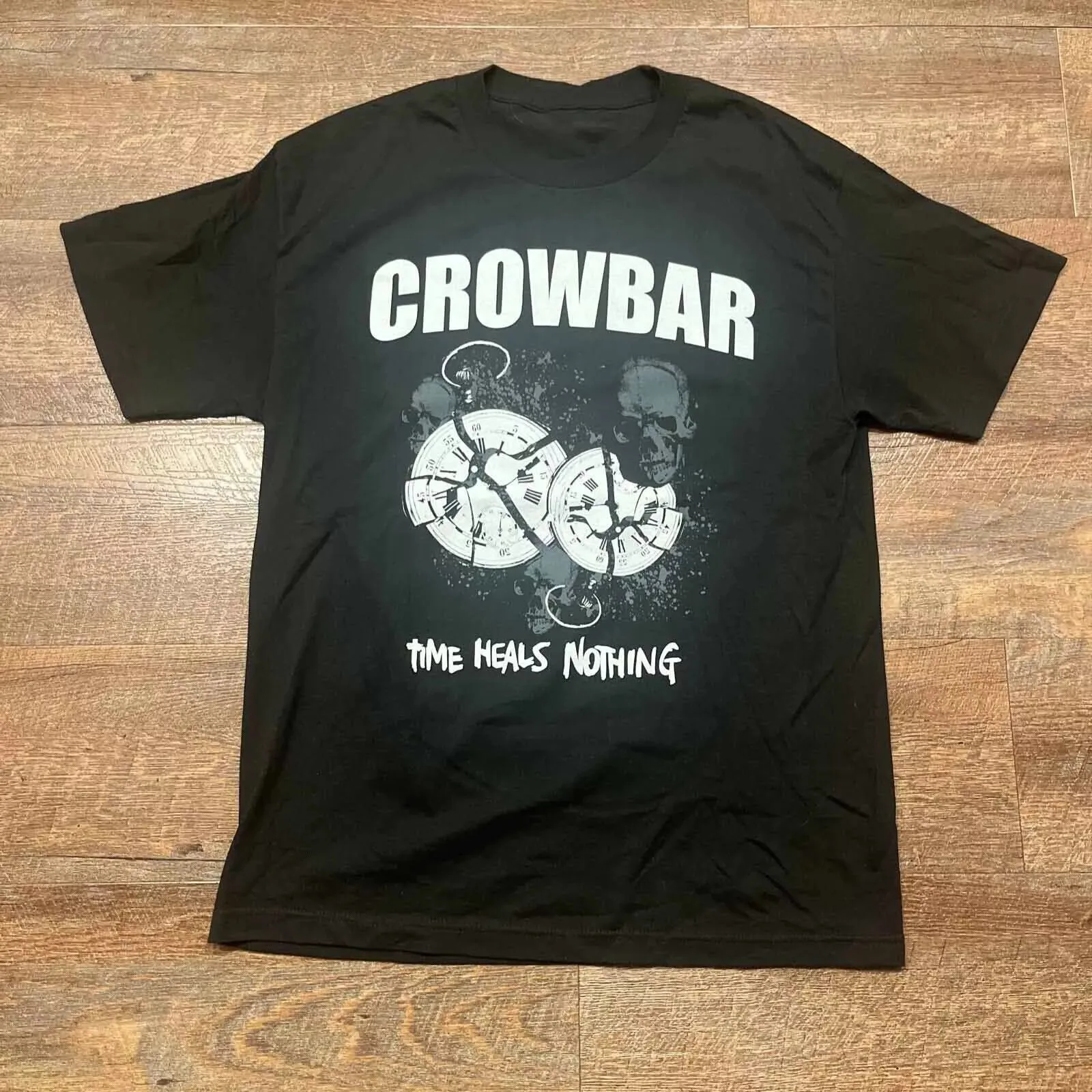 Crowbar Band Time Heal Nothing Unisex Black T Shirt Full Size S-5XL