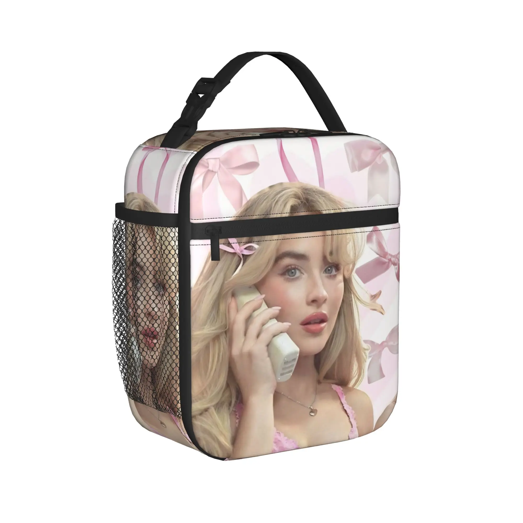 Sabrinas Carpenters Thermal Insulated Lunch Bag for Travel  Reusable Food Bag Thermal Cooler Lunch Boxes