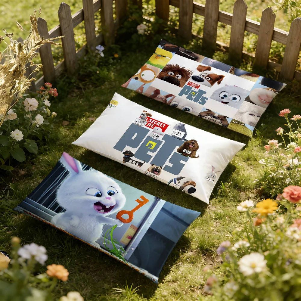 S-sECRET L-lIFE OF cushion cover Rectangle P-pETS Pillow Cover Home Sofa living Room Dorm bedside hogar Pillowcase party gift