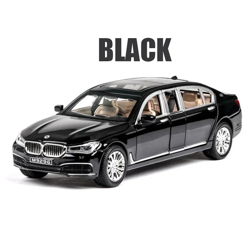 1:24 BMW 760LI Toy Car Excellent Quality Metal Car Toy Alloy Car Diecast Toy Vehicles  Model Toys For Children