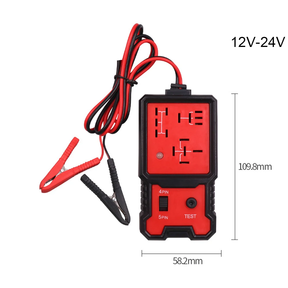 LED Indicator Light Car Battery Checker Electronic Test Car Relay Tester Diagnostic Tools Automotive Accessories Universal 12V