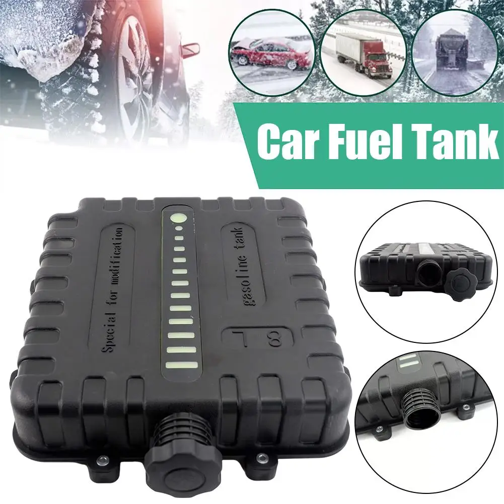 8L Diesel Heater Fuel Storage Tank Oi Gasoline Storage With Cap For Car Truck Camper Strong Hard Plastic Black ﻿ A6Y6